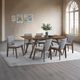 ACME Furniture Kaela Walnut Dining Table-1