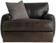 Bernhardt Cameron Bernhardt Living Brown Leather Swivel Chair-3