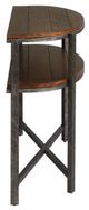 Liberty Furniture Breckinridge Mahogany Spice Demilune Sofa Table-2
