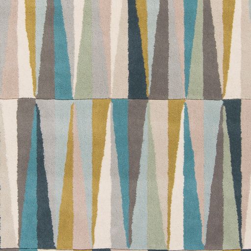 Surya Oasis Aqua Multi 5'x8' Area Rug-1