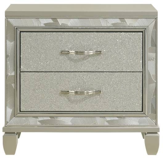 New Classic® Home Furnishings Radiance Silver Nightstand-1