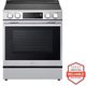 LG 30" PrintProof® Stainless Steel Smart Slide In Induction Range with ProBake Convection®-1