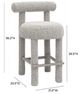 TOV Furniture Carmel Black/White Counter Stool-2