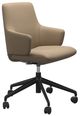 Stressless® by Ekornes® Customizable Laurel Large Low-Back Home Office Arm Chair-0