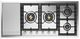 Ilve® Professional Plus II 48'' Stainless Steel Liquid Propane Gas Cooktop with Griddle-0