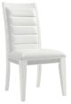 Elements International Diedra White Side Chair-0