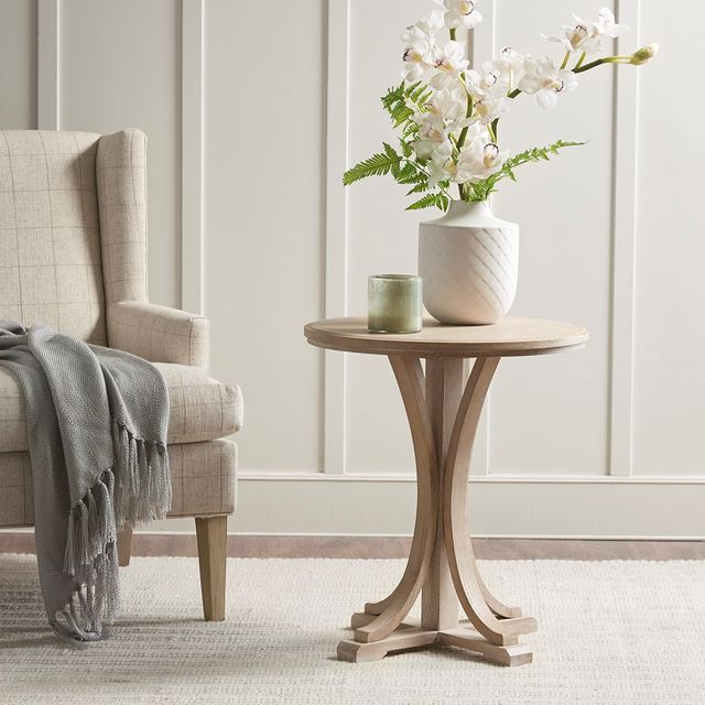 Olliix by Martha Stewart Reclaimed Wheat Fatima Round Accent Table-2