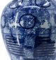 A & B Home Blue/White Ginger Jar-3
