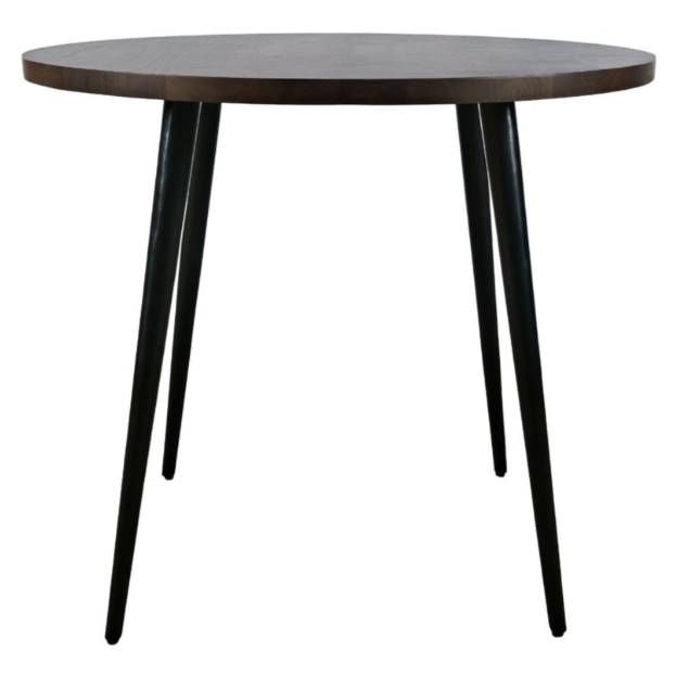 Jofran Inc. Prelude Suede Round Counter Table with Black Base-3