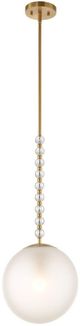 Uttermost® Ripple Brass Pendant-0