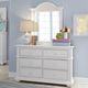 Liberty Furniture Summer House Oyster White Youth Dresser and Mirror-1