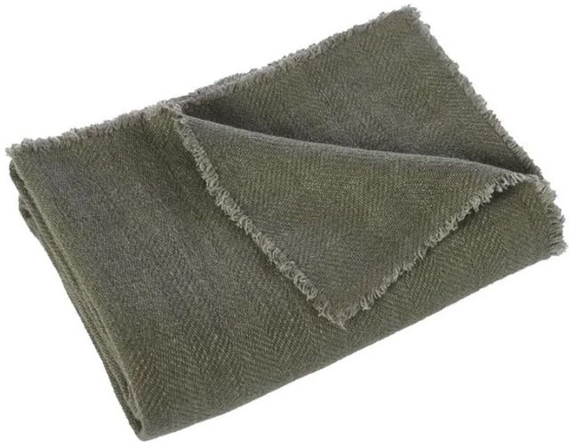 Renwil® Vernier Dark Green Throw Blanket-0