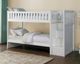 Mazin Furniture Galen White Twin/Twin Youth Step Bunk Bed-3