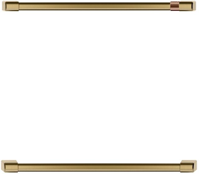 Café™ Brushed Brass Double Wall Oven Handles-0
