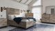 Jofran Inc. East Hampton 4-Piece Distressed Gray Queen Panel Storage Bedroom Set-1