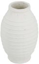 A & B Home Natural White Terracotta Accent Vase with Small Handles-1