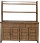 Liberty Furniture Carolina Park Amber Brown Server and Hutch-2