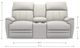 La-Z-Boy® Talladega Shitake Leather Reclining Loveseat with Console-5