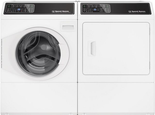 Speed Queen® White Laundry Pair-0