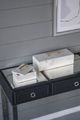 A & B Home White Marble Box -5