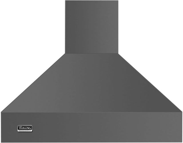 Viking® 5 Series 60" Damascus Grey Professional Chimney Wall Mounted Range Hood-0