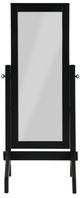 TEI Black Rectangle Floor Standing Mirror-1
