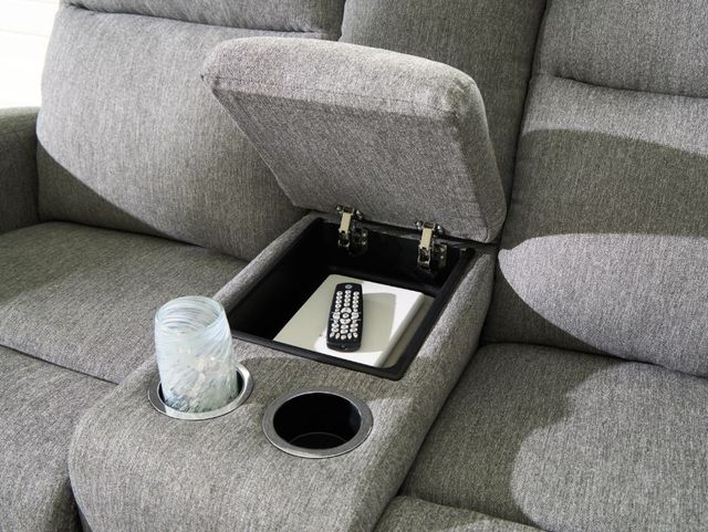 Signature Design by Ashley® Gauntlet Sterling Manual Reclining Loveseat-5