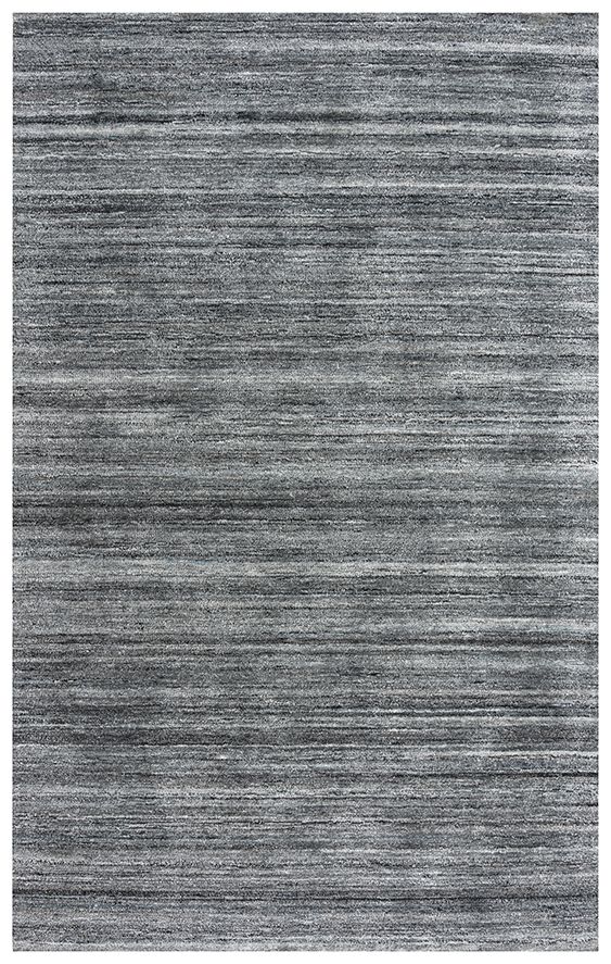 Rizzy Home Seasand Dark Gray 5'x8' Rectangular Rug-0