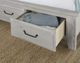 Vaughan-Bassett Sawmill Saddle Alabaster Two Tone King Arch Storage Bed-3