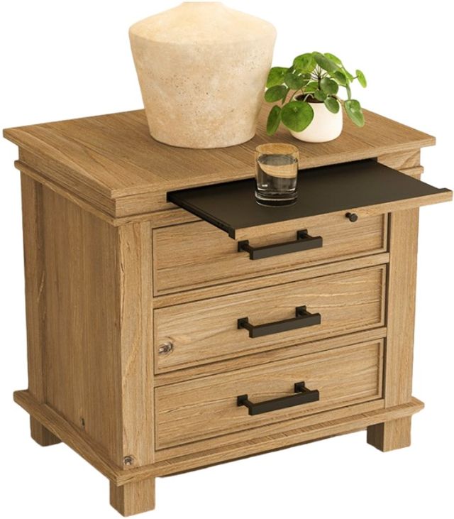 A-America® Glacier Point Golden Java Nightstand-1