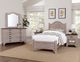 LM Co Home By Vaughan-Bassett Bungalow Home by Ben & Erin Napier Dover Gray/Folkstone 1-Drawer Nightstand-2