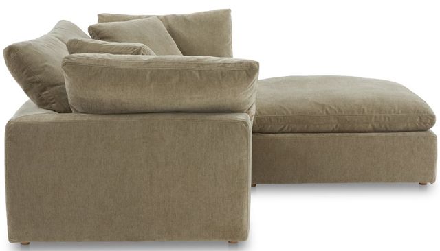 Moe's Home Collection Terra Condo Nook 3-Piece Desert Sage L-Shaped Modular Sectional and Ottoman-2