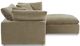 Moe's Home Collection Terra Condo Nook 3-Piece Desert Sage L-Shaped Modular Sectional and Ottoman-2