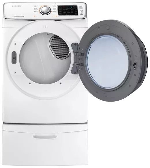 Samsung 7.5 Cu. Ft. White Electric Dryer-2