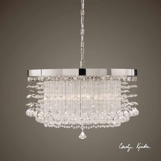 Uttermost by Carolyn Kinder Fascination Chrome Chandalier-1