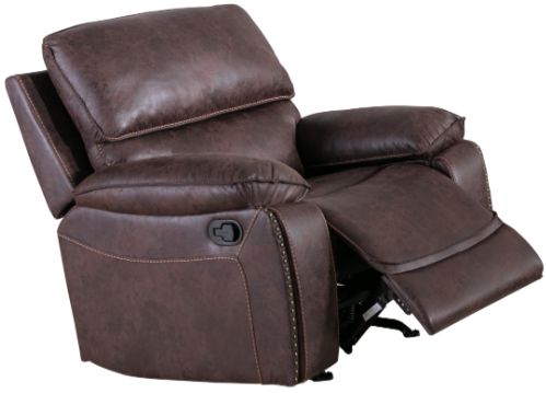 Mazin Furniture Kincaide Brown Manual Rocker Recliner -1