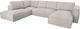 VIG Furniture Divani Casa Lulu 4-Piece White Modular Sectional Sofa with Right Arm Facing Chaise-1