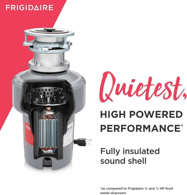 Frigidaire® 0.75 HP Batch Feed Garbage Disposal-2