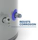 GE® 18 Gallon Gray Electric Water Heater-5