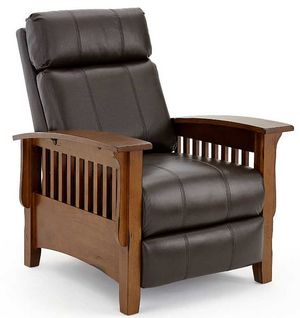 view of the Best® Home Furnishings Customizable Tuscan Leather High Leg Power Recliner
