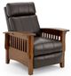 Best® Home Furnishings Customizable Tuscan Leather High Leg Power Recliner-0