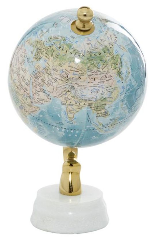 Deco Marche Blue 11" Globe-1