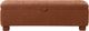 Moe's Home Collection Ichigo Deep Orange Storage Bench-2