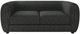Furniture of America® Verdal Black Loveseat-2