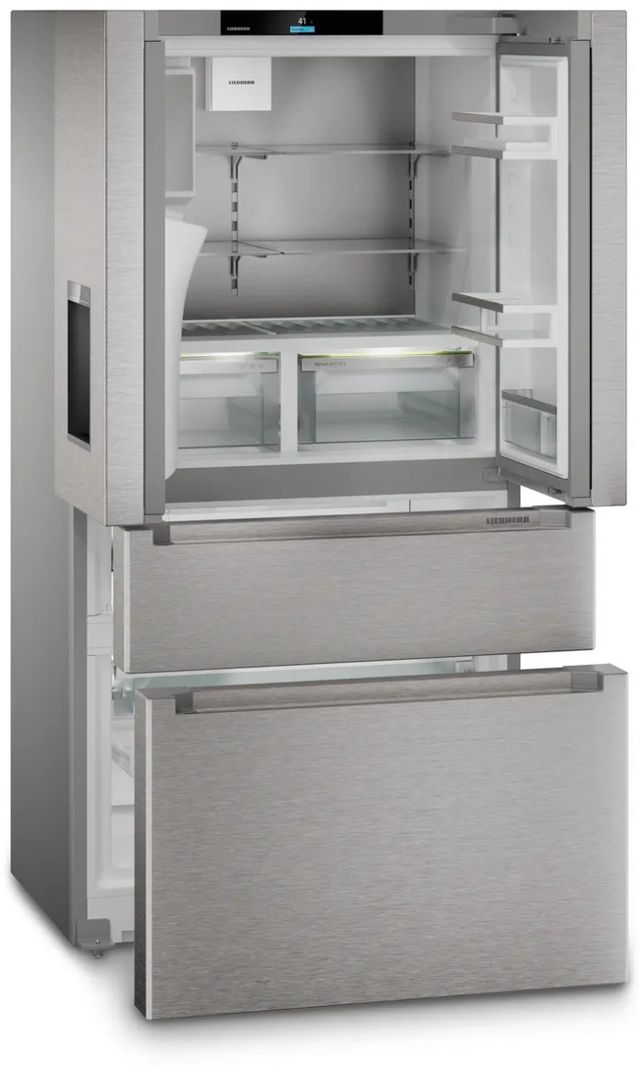 Liebherr Plus Series 36" 20.7 Cu. Ft. Stainless Steel Counter Depth French Door Refrigerator -4