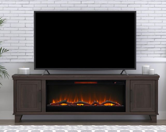 Legends Home Real Cozy Sonoma Java 78" Fireplace Console-1