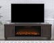 Legends Home Real Cozy Sonoma Java 78" Fireplace Console-1
