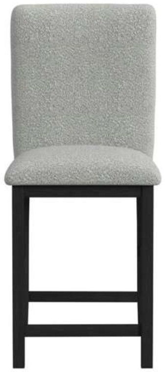 Elements International Portland Black/Gray 20" Bar Stool-3