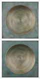 Uttermost® Sybil 2-Piece Antique Gold Wall Decor Set-0