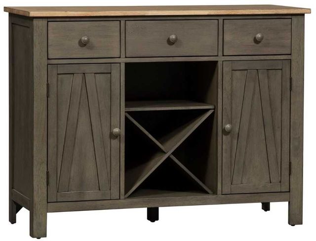 Liberty Furniture Lindsey Farm Gray/Sandstone Server-0